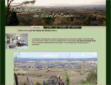 Tablet Screenshot of leshautsdesainte-croix.com